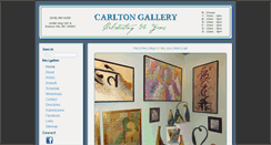 Desktop Screenshot of carltongallery.com